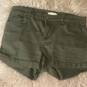 H&M Dark Green Women's Cargo Shorts